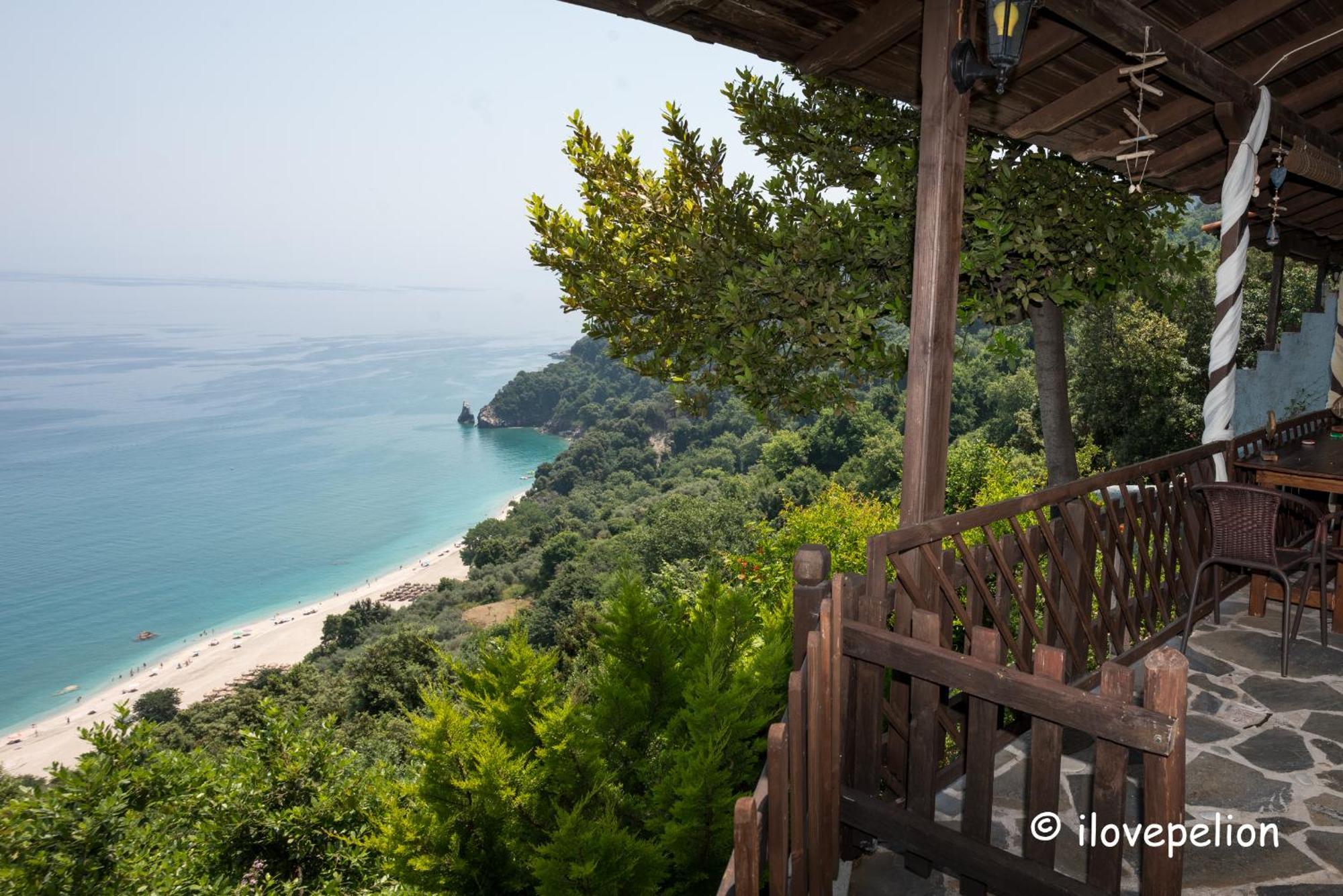 Balcony On The Rocks Villa Agioi Saranta Ngoại thất bức ảnh